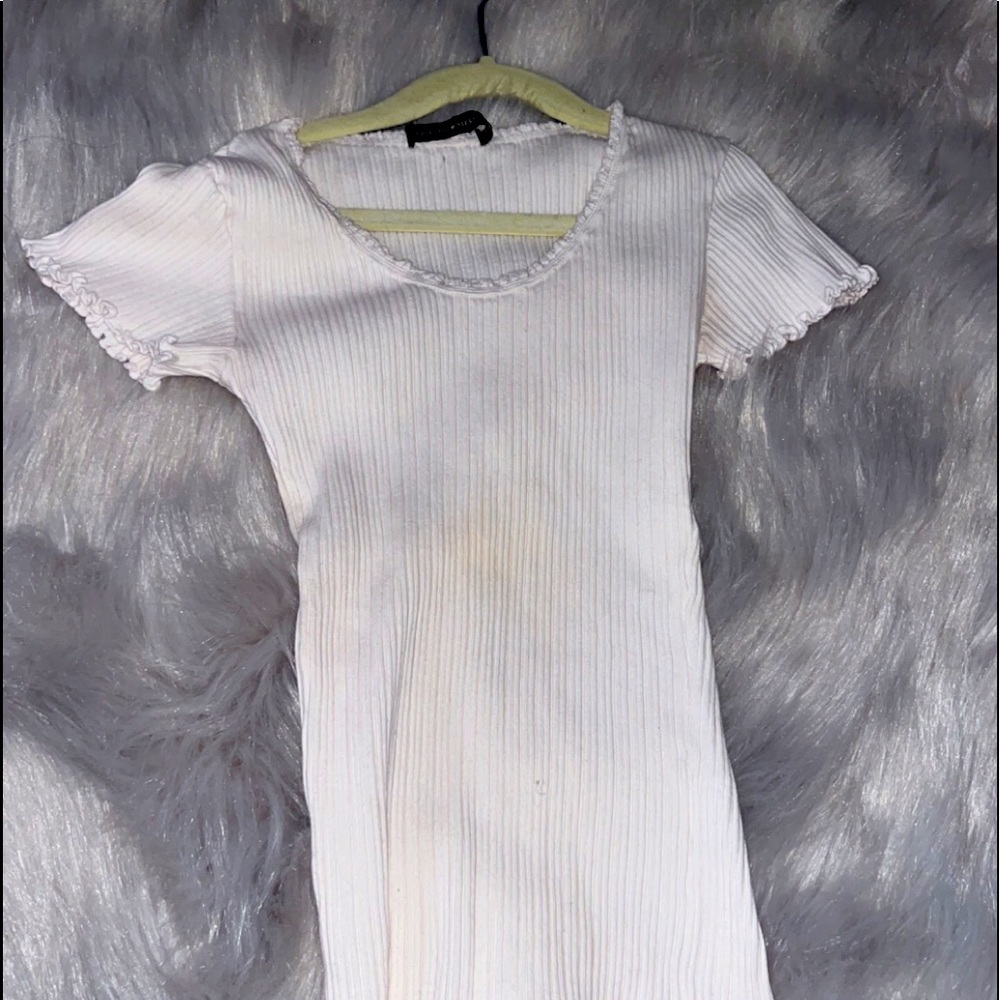 Brandy Melville tight white shirt